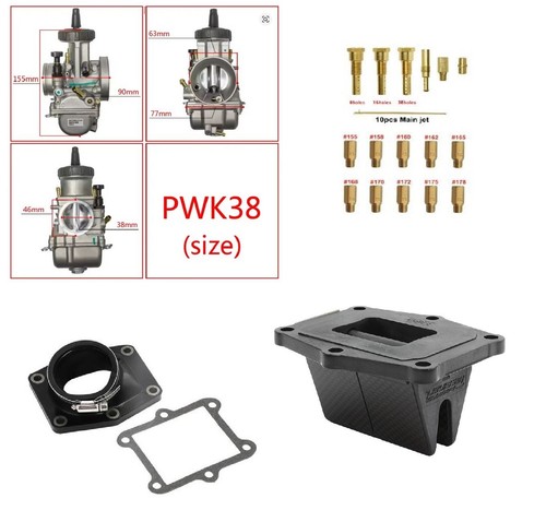 38mm flat slide - carb, kit